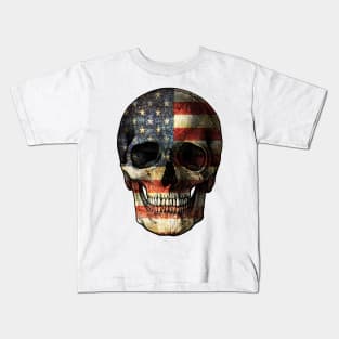 USA Skull Kids T-Shirt